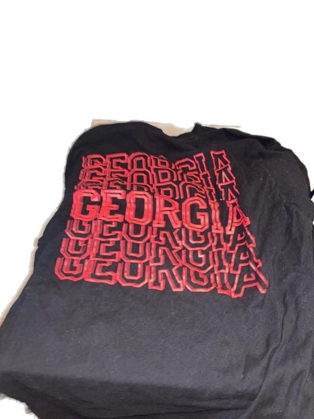 Tultex Georgia Bulldogs Graphic T-Shirt Size Large